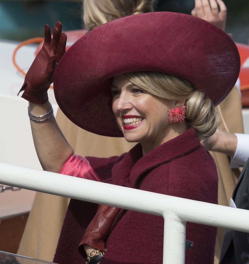 Queen Maxima of the Netherlands' Happy Faces