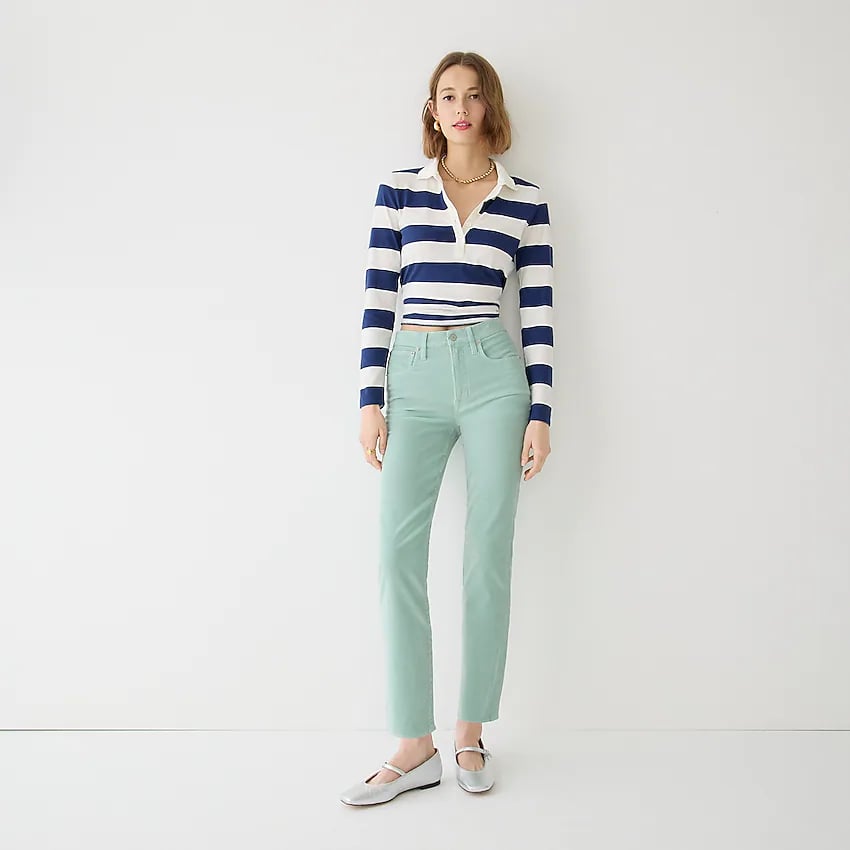 J.CREW Corduroy Green Pants for Women for sale