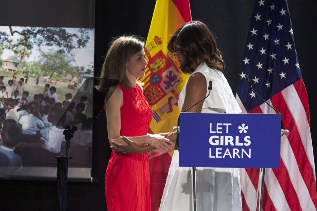 Michelle Obama and Queen Letizia in Spain June 2016