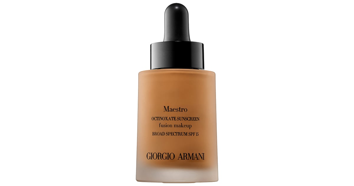 Giorgio Armani Maestro Foundation | Mindy Kaling's Favorite Beauty Products  Are as Obsession-Worthy as She Is | POPSUGAR Beauty Photo 2