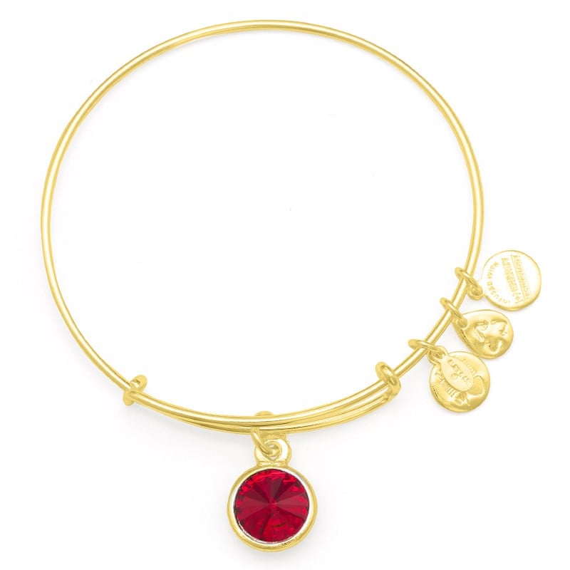 Alex and Ani July Birthstone Charm Bangle