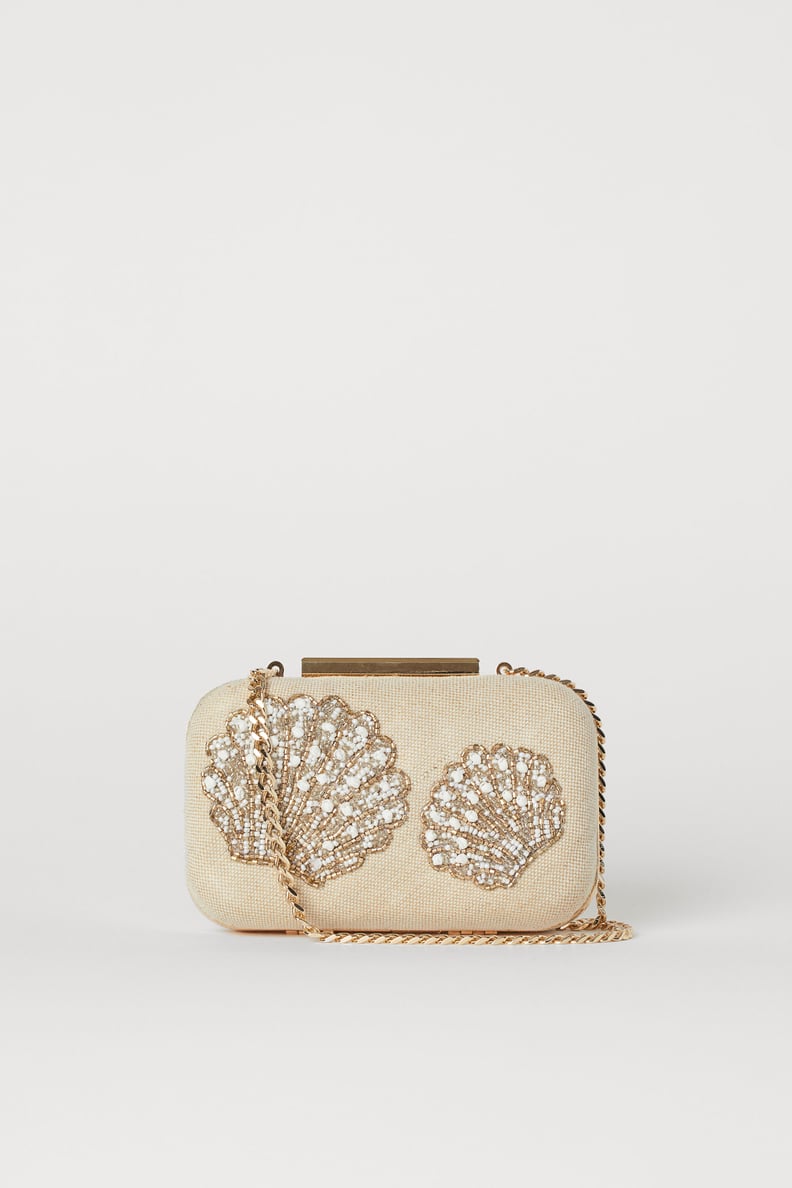 H&M Clutch with Beaded Embroidery