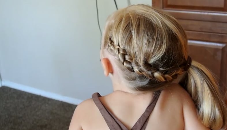 Braided Side Ponytail