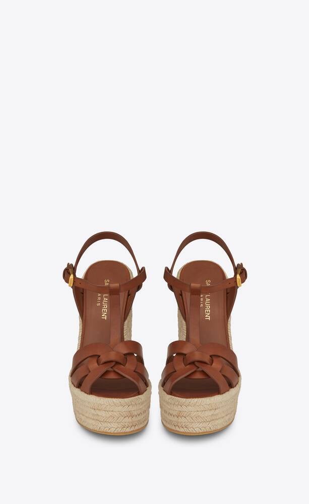 Saint Laurent Tribute Espadrille Wedges Simone Biles Paired a