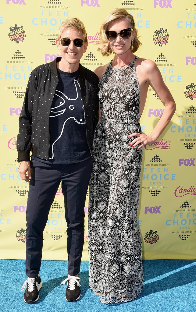 Ellen DeGeneres and Portia de Rossi Teen Choice Awards 2015