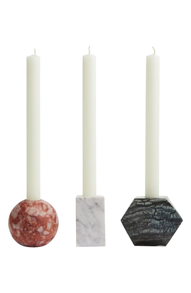 Something Marble: Soho Home Kalik Set of 3 Marble Candleholders