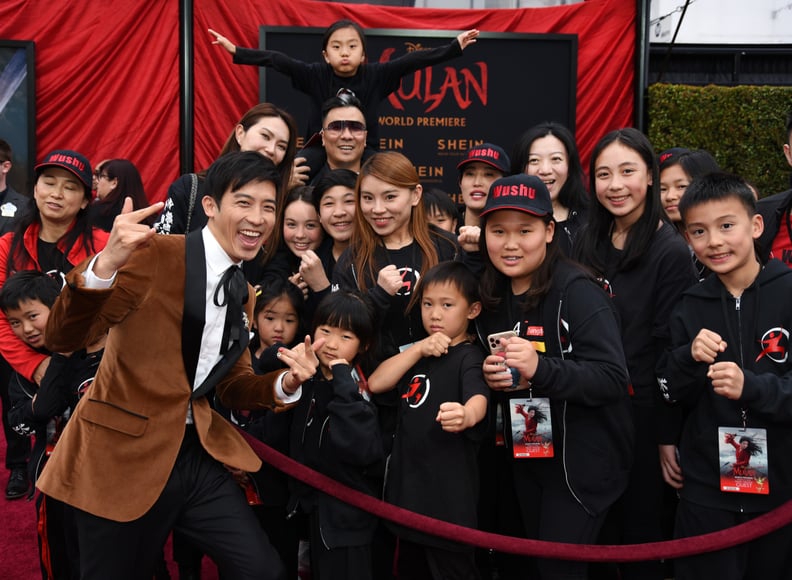 Jimmy Wong at the World Premiere of Mulan in LA