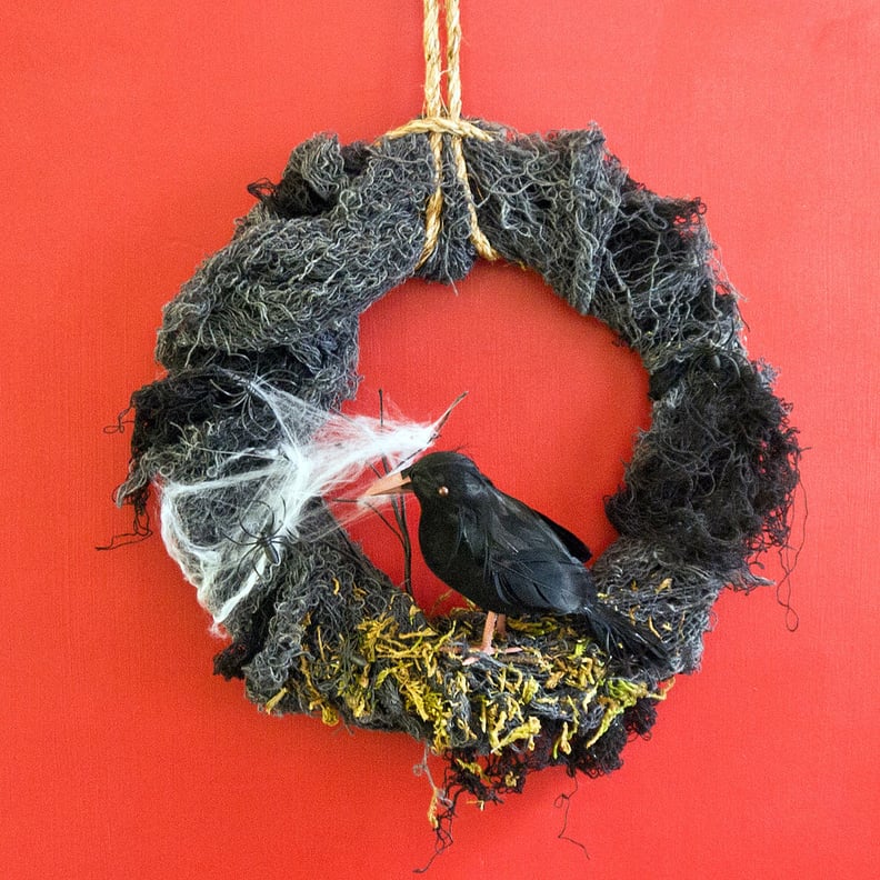 Halloween Raven Wreath