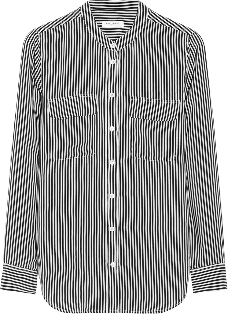 Equipment Striped Silk Shirt