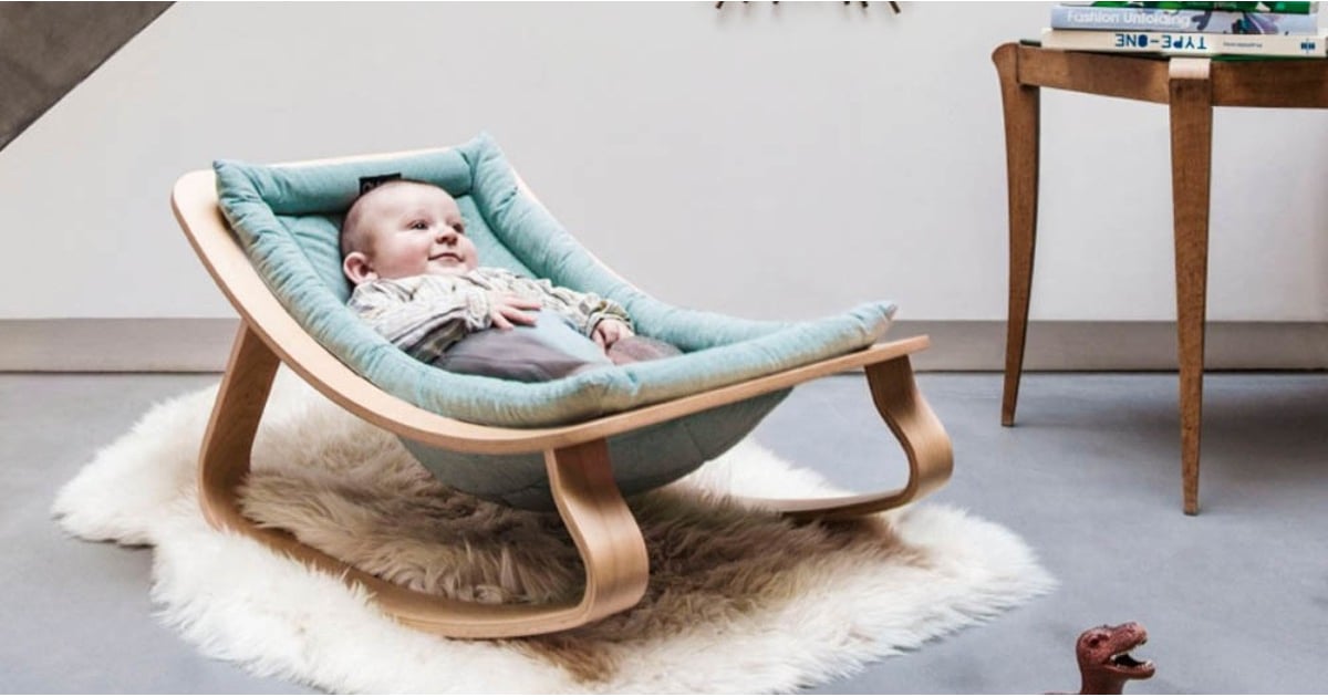 wooden bouncy chair