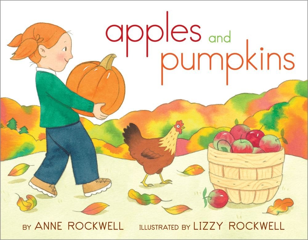 picking apples and pumpkins by amy hutchings