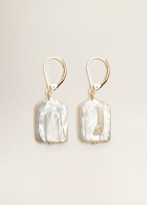 Mango metal cheap pendant earrings