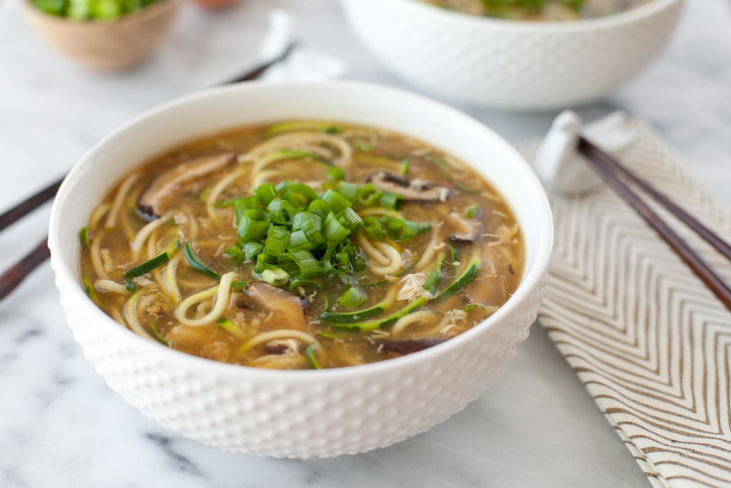 Zucchini Noodle Egg Drop Soup