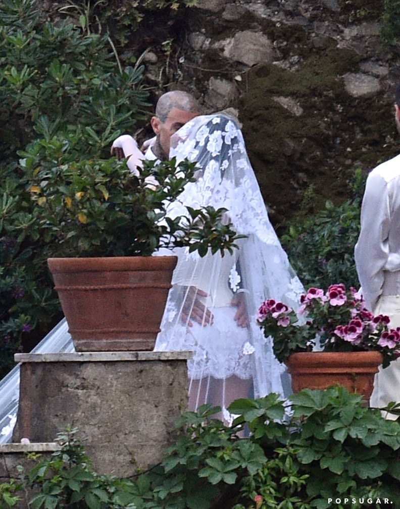 考特尼·卡戴珊和特拉维斯巴克的意大利婚礼照片