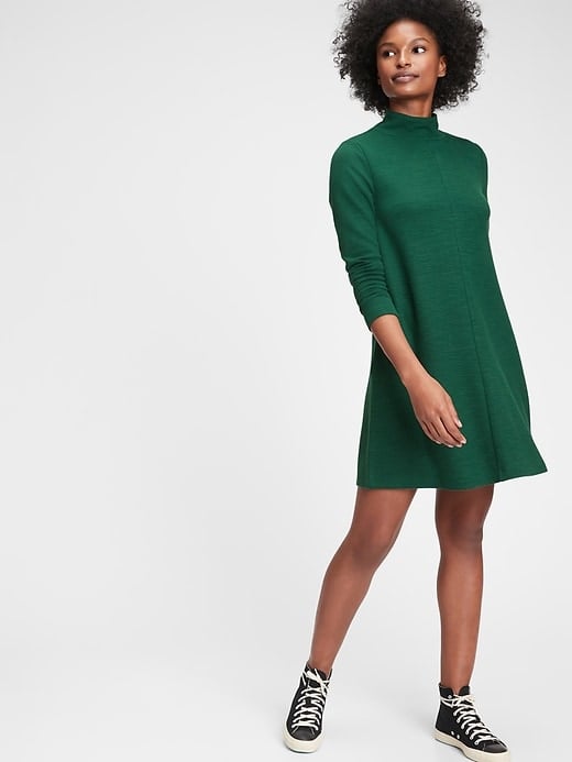 Gap Mockneck Swing Dress