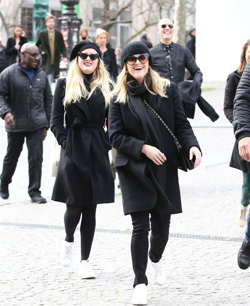 Reese Witherspoon and Ava Phillippe Shopping in Paris 2017
