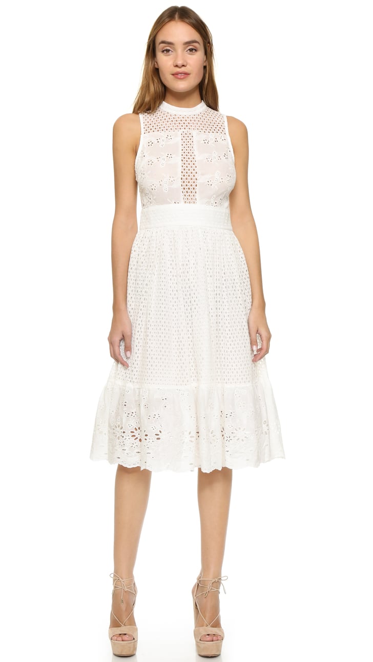 endless rose Swiss Lace Dress ($75) | Best White Dresses For Summer ...