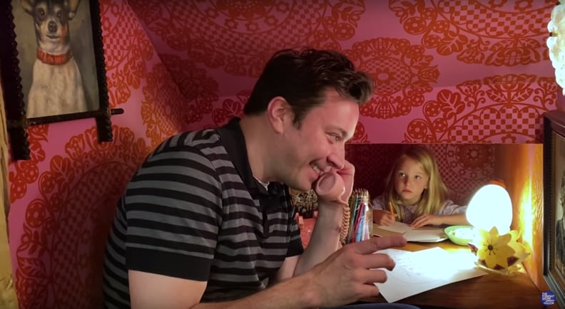 How Cute Is This Lil' Nook Where His Girls Do Their Coloring?