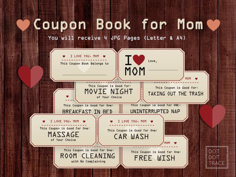 Acts of Service: Printable Coupon Book For Moms