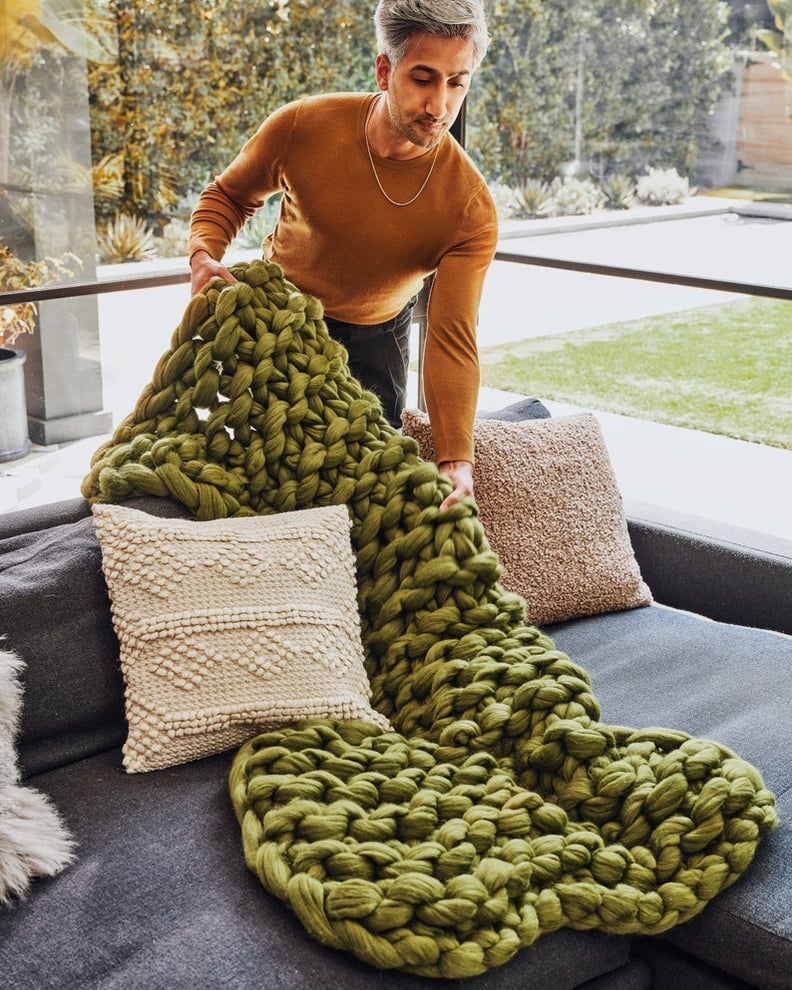 Tan France x Etsy Chunky Knit Blanket