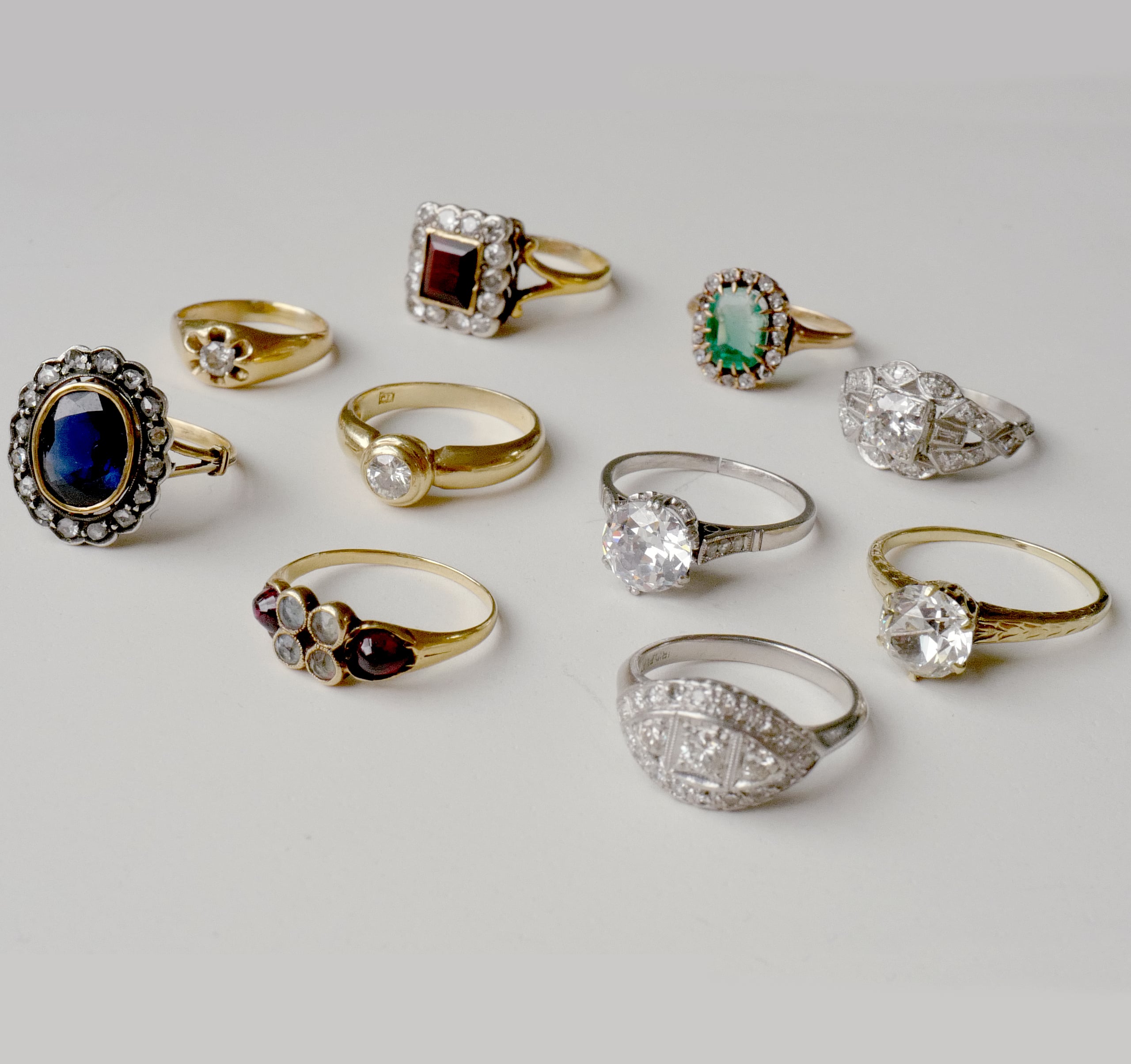 Can you clean a online diamond ring with alcohol