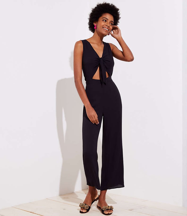 Loft Beach Tied Cutout Jumpsuit