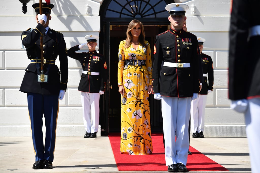 Melania's Vibrant Print