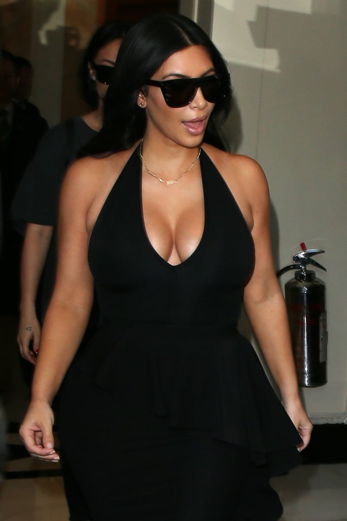 Pregnant Kim Kardashian at Glastonbury Festival | Pictures