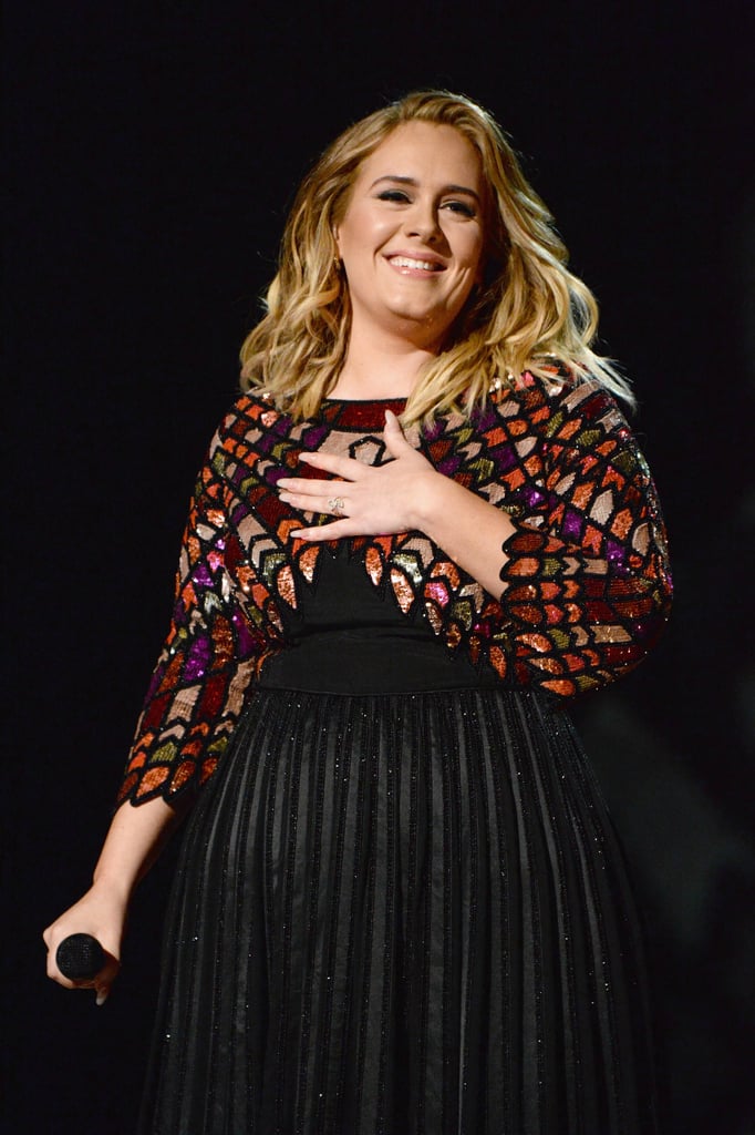 Adele at the 2017 Grammys