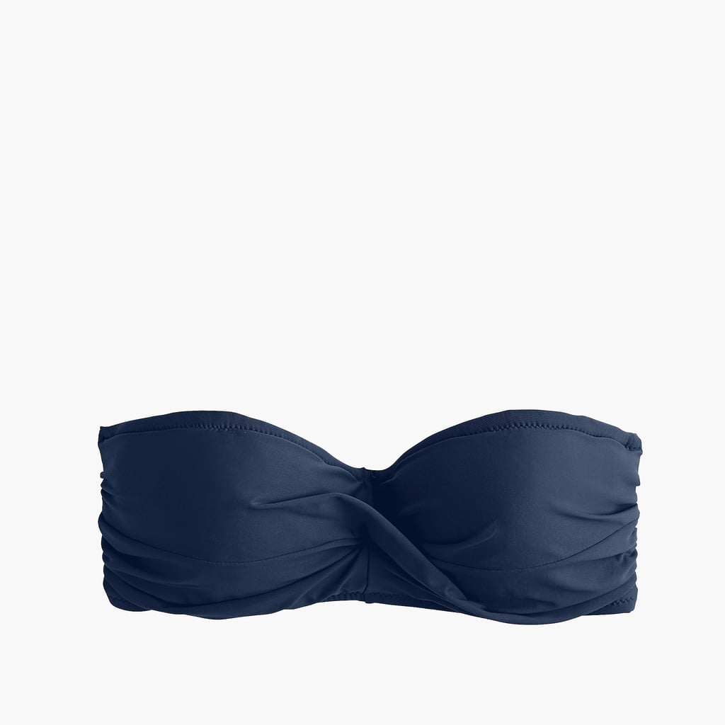 J. Legénység Csavar-Bandeau Melltartó, Bikini Felső's Twist-Bandeau Underwire Bikini Top