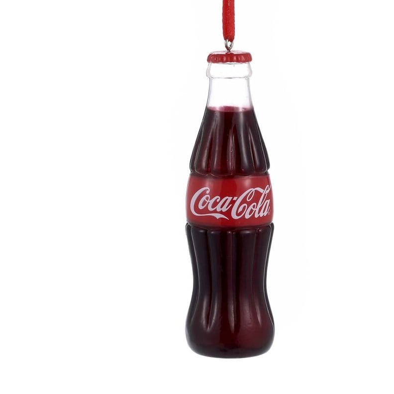 Coca-Cola Blow Mold Bottle Hanging Figurine Ornament