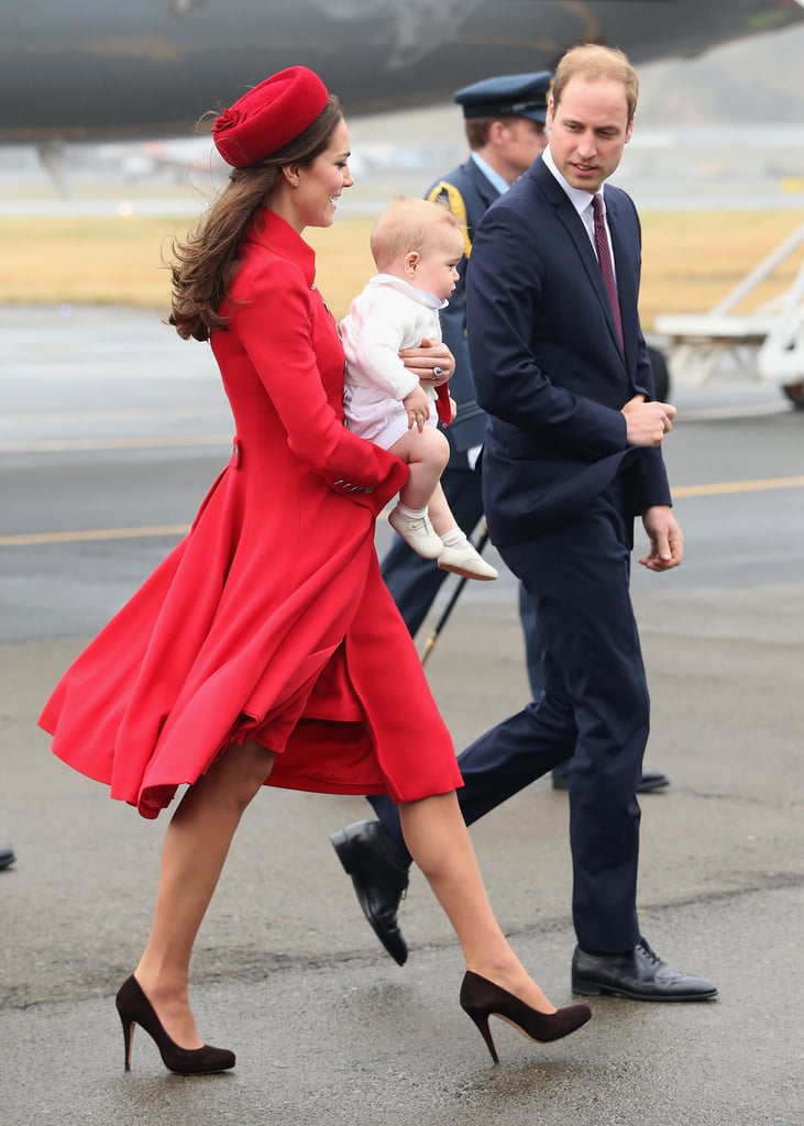 Kate Middleton and Prince William Start Tour With George