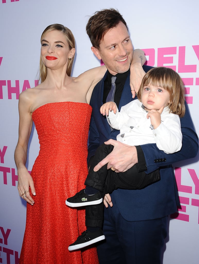 Jaime King With Husband and Son on the Red Carpet