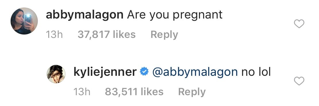 Kylie Jenner Teases Baby No 2 With Travis Scott Photo Popsugar Celebrity