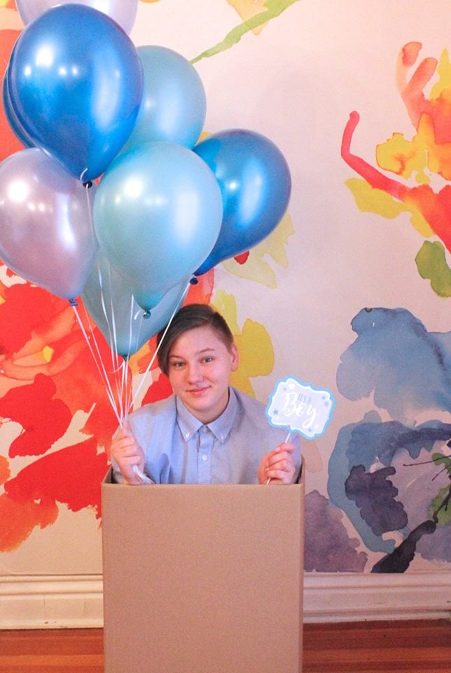 Mom's "It's a Boy" Photo Shoot For Son Who Came Out as Trans