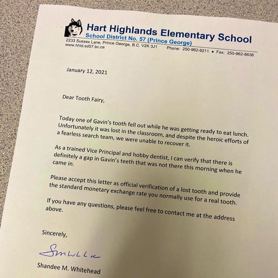 Vice Principal Writes Letter to the Tooth Fairy For Student