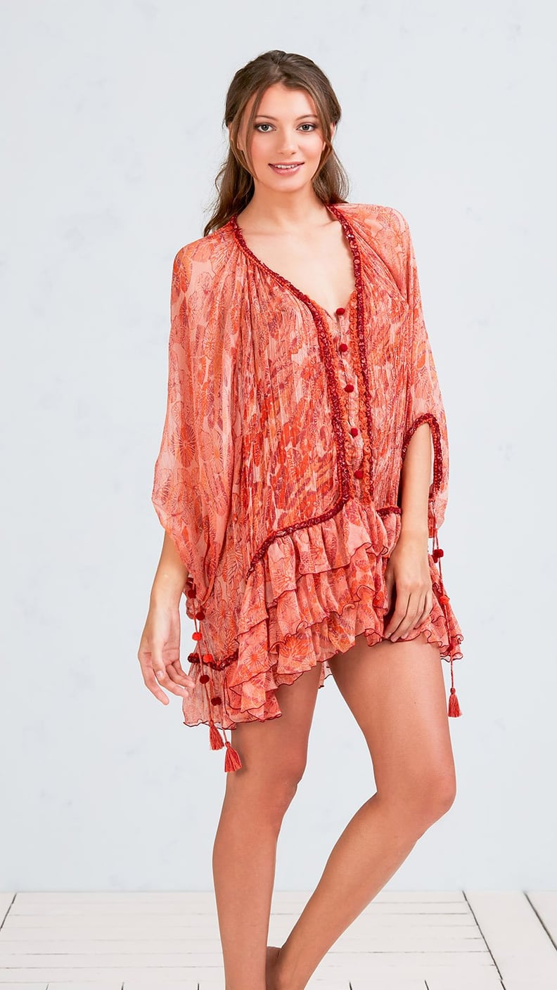 Poupette St Barth Dress Betty Poncho — Pink