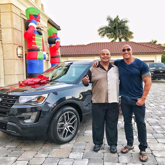 Dwayne Johnson Buys Dad a Car For Christmas 2016