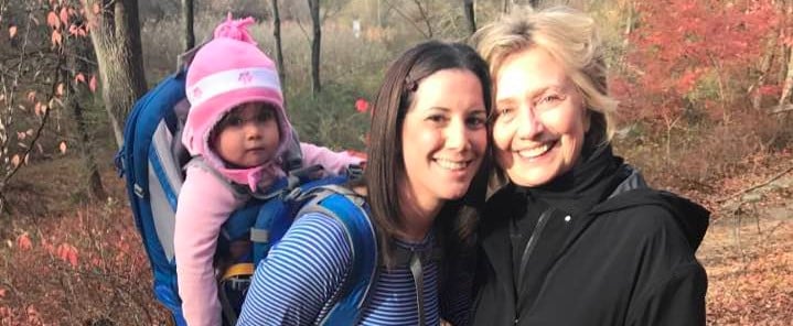 Photo of Hillary Clinton Hiking After the Election 2016