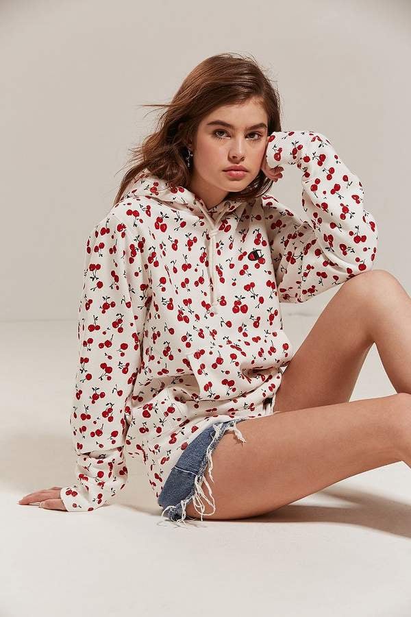 Champion + HVN For Urban Outfitters Cherry Hoodie Sweatshirt