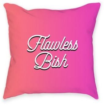 Broad City "Flawless Bish" Square Throw Pillow