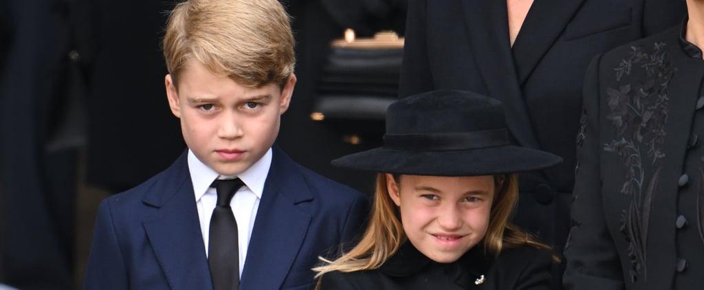 Princess Charlotte Reminds Prince George to Bow at Queen Elizabeth II's Funeral
