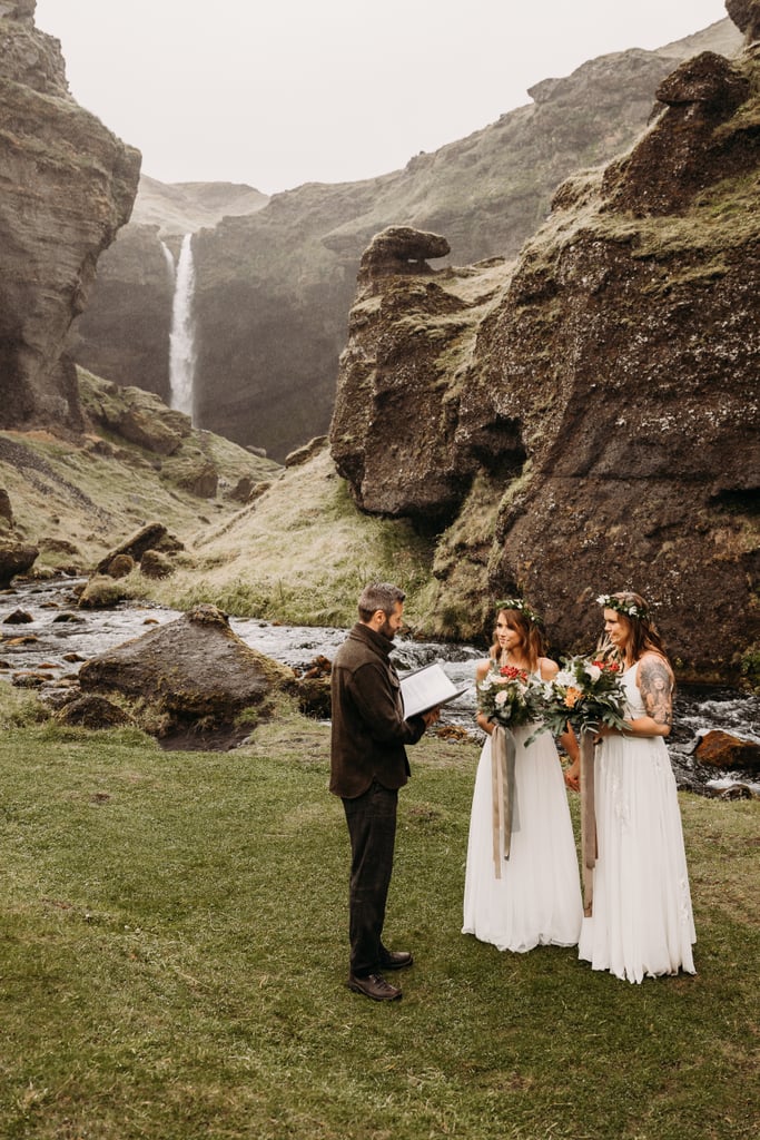 Rainy Elopement in Iceland