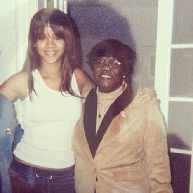 Rihanna celebrated her late grandmother's birthday with this throwback photo.
Source: Instagram user badgalriri