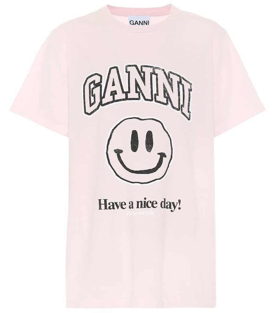 Ganni Logo organic-cotton T-shirt