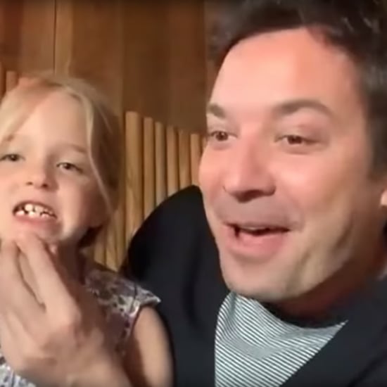 Jimmy Fallon's Daughter Loses Tooth During Interview | Video