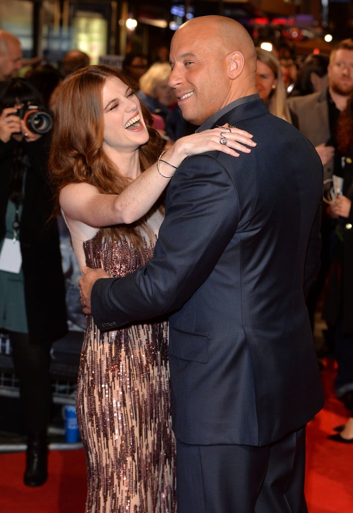 Vin Diesel and Rose Leslie at The Last Witch Hunter Premiere