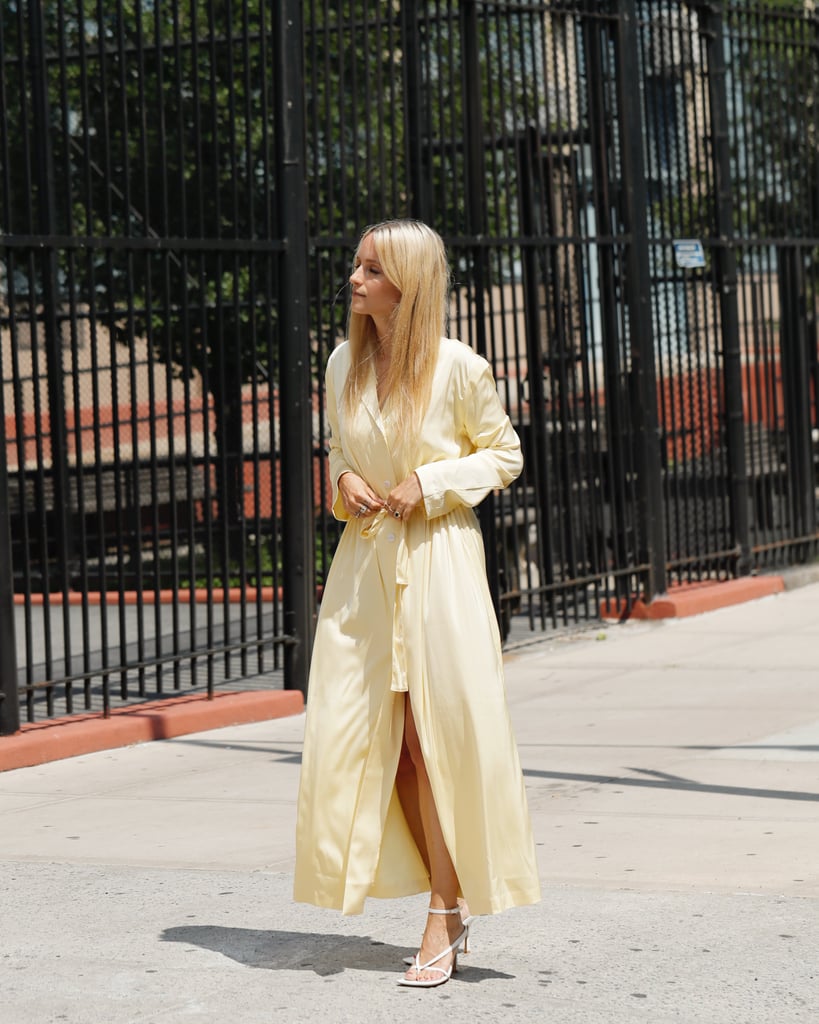 The Drop Women's Pastel Yellow Oversized Tie Waist Coat Dress by @ thefashionguitar,  Launches Its First Influencer Collaboration, So  Hide Your Wallets