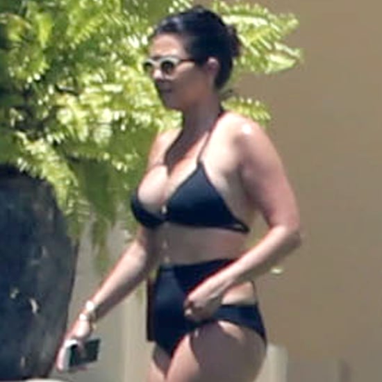 Kourtney Kardashian in a Bikini After Giving Birth