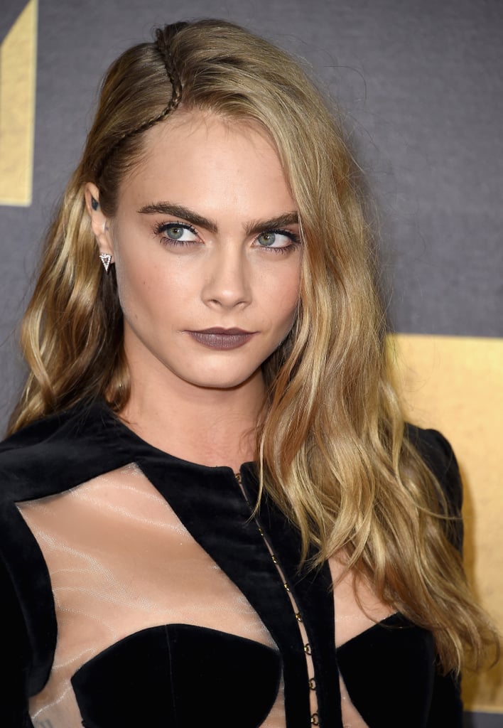 Makeup artist Molly R. Stern used Laura Mercier Face Illuminator in Seduction ($44) to give Cara her luminous glow.